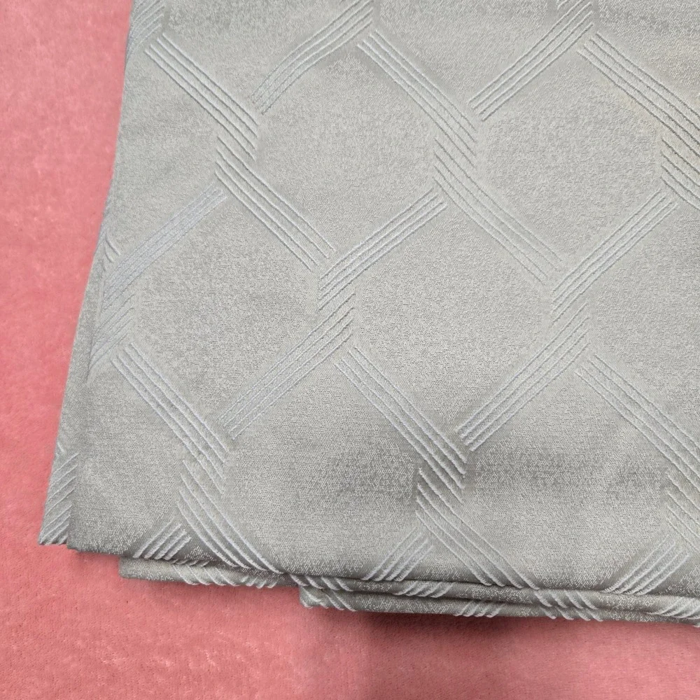 Chateau Woven Jacquard Maddox-Taupe 37x84 Grommet Curtain Panel Pair (2 Panels)